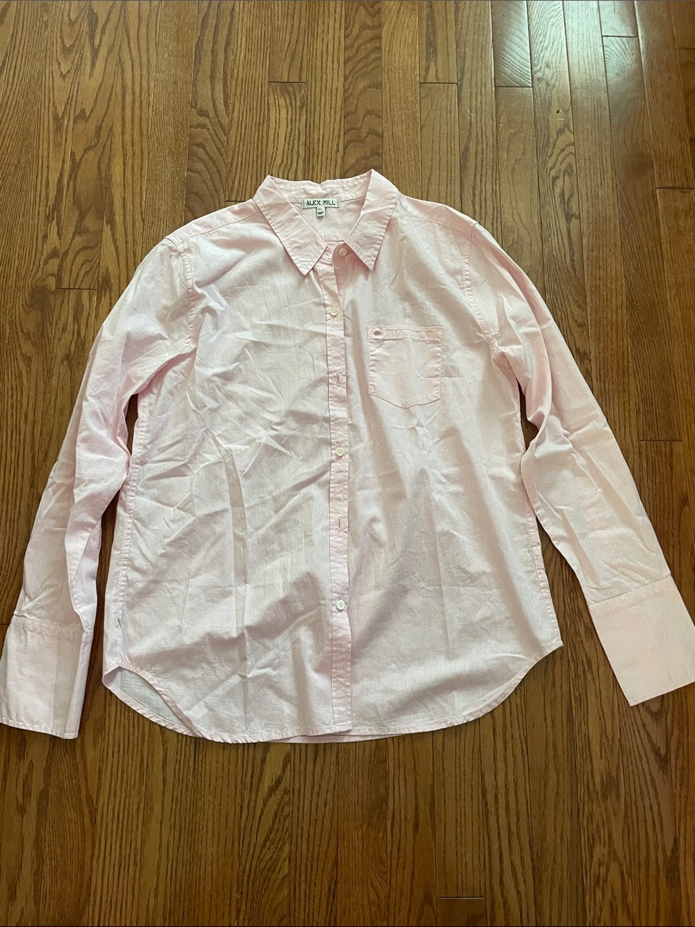 Alex Mill Pink Button Down Shirt Sz XL
